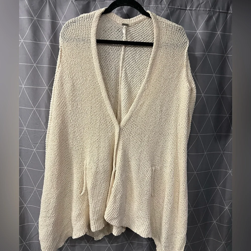 Free People Sweater with Pockets-‎ Small
